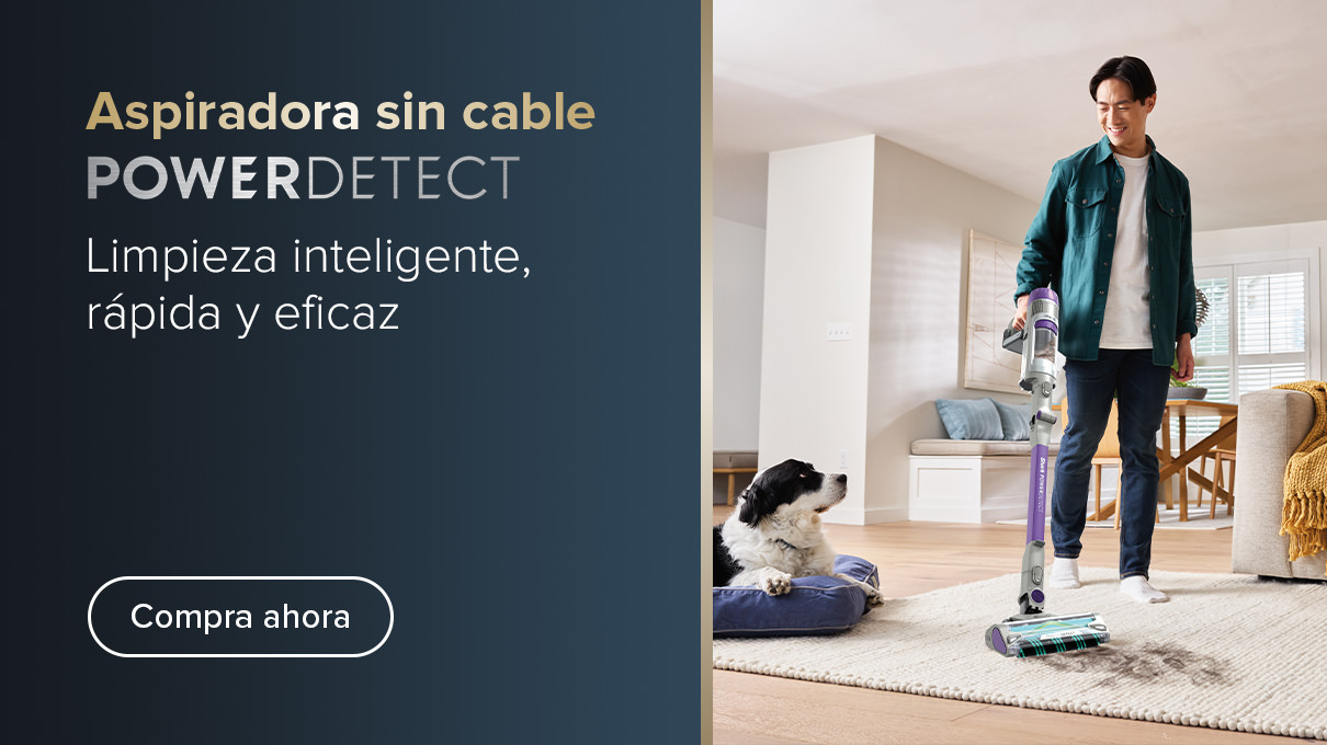 Aspiradora sin cable PowerDetect: limpieza inteligente, rápida y eficaz